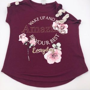 Girls Top S6 “Wake Up and be Amazing”